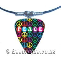 Plectrum Multi Peace Necklace